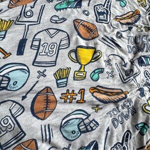 Little Sleepies Football Crib Sheet